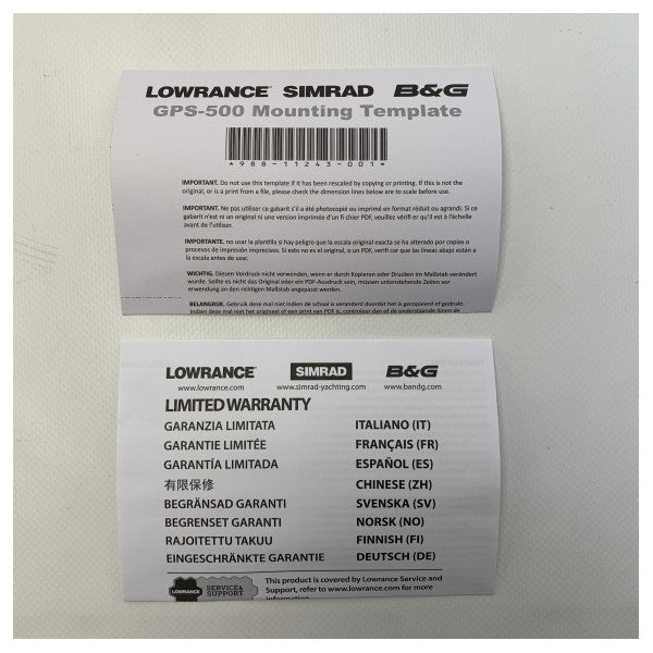 Navico Simrad GPS-500 BB-antenn med delad kabel - 000-13614-001