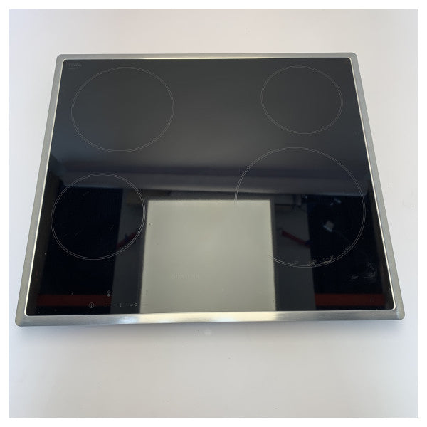 ANVÄND Siemens keramikhäll med 4 brännare 57 x 50 cm - ET645TE11E