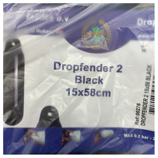 Majoni Dropfender 2-15 x 58 cm черен - 00276