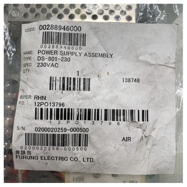 Furuno Doppler Speedlog DS-801-230 Verteilungsbox