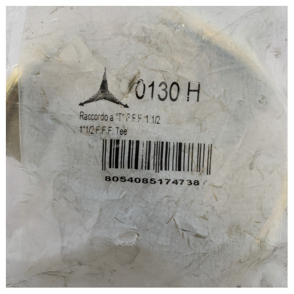 Месингов Т-образен елемент на Groco 1,5 инча - 0130H