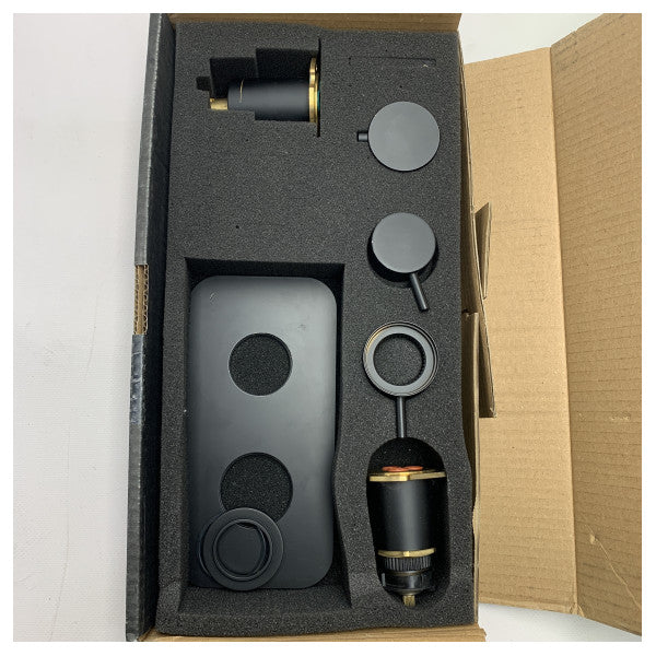 Elka 2-пътен смесител за душ, черен - 020022-06