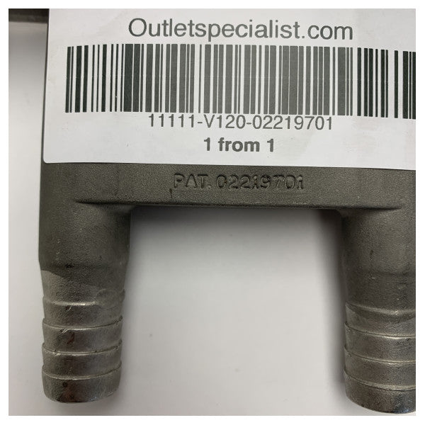 Vetus 02219701 pop-up-bådklampe i rustfrit stål