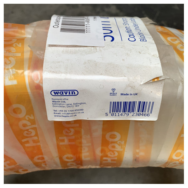 Hep2o 28 mm - 50m hurtig passform tilkobling Vannslange hvit - HXX50/28W