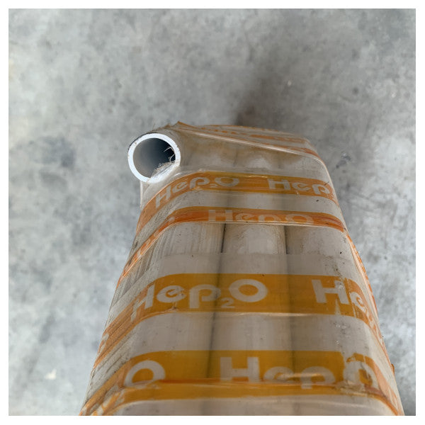 Hep2o 28 mm - 50m hurtig passform tilkobling Vannslange hvit - HXX50/28W