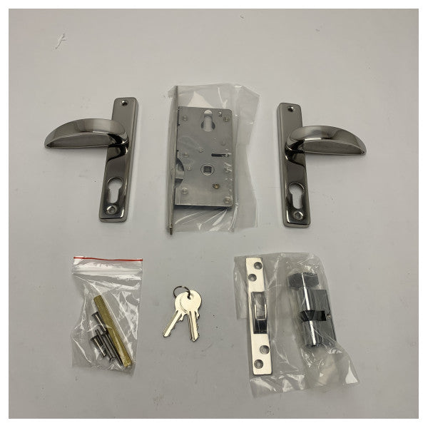 Osculati Seaworld 38.128.24 Tekneler ve Yatlar için Denizcilik Sınıfı Paslanmaz Çelik Kapı Kilit Seti