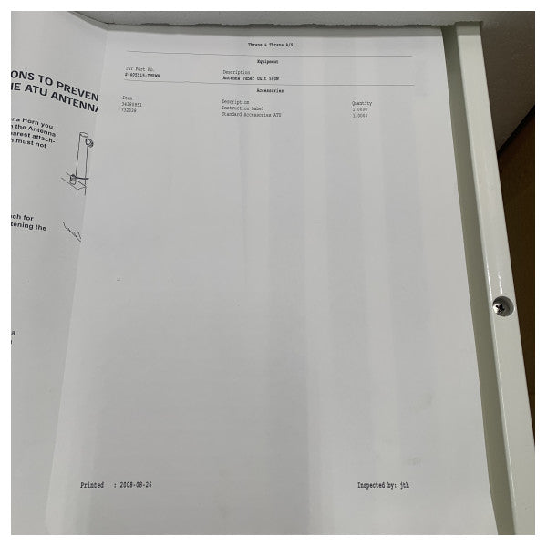 Cobham Sailor AT5250 Морски антенен тунер 500W - Издръжливо метеорологично морско комуникационно оборудване