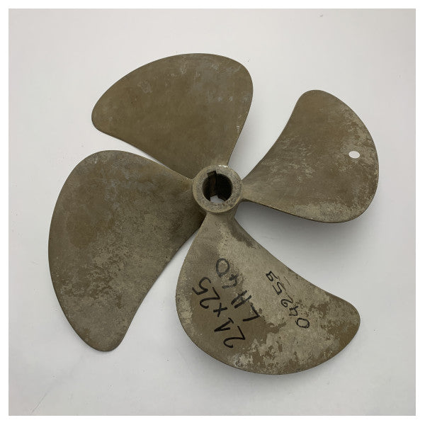 Eliche Radice 4-bladig 21 x 25 LH-propeller diameter 40 mm