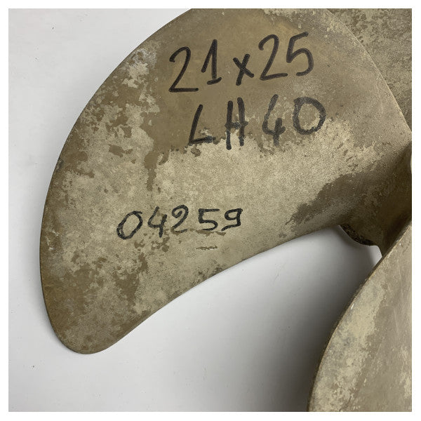 Eliche Radice 4-bladig 21 x 25 LH-propeller diameter 40 mm