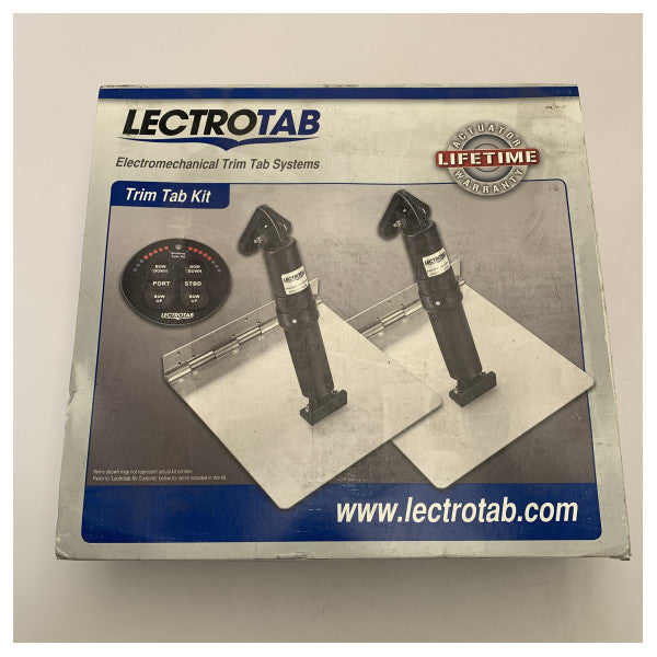 Lectrotab Kaf9x9 Rustfritt stål Electric Trim Tab Kit 12V
