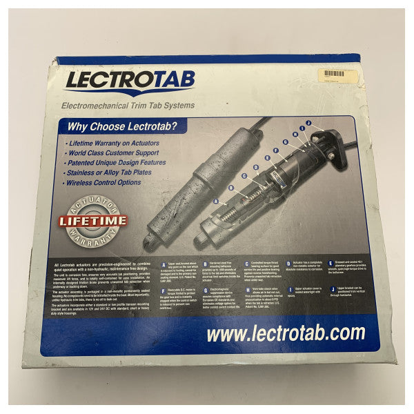 Lectrotab Kaf9x9 Rustfritt stål Electric Trim Tab Kit 12V