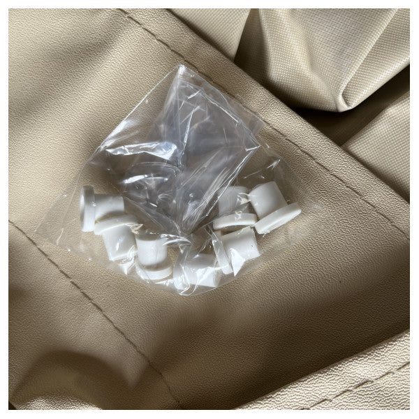 Sessa Marine велурен мек покрив бежов - 04803N1