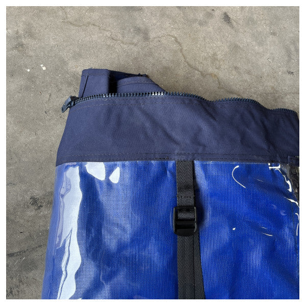 Sessa Marine C43 transparante blauwe achterstevenkap