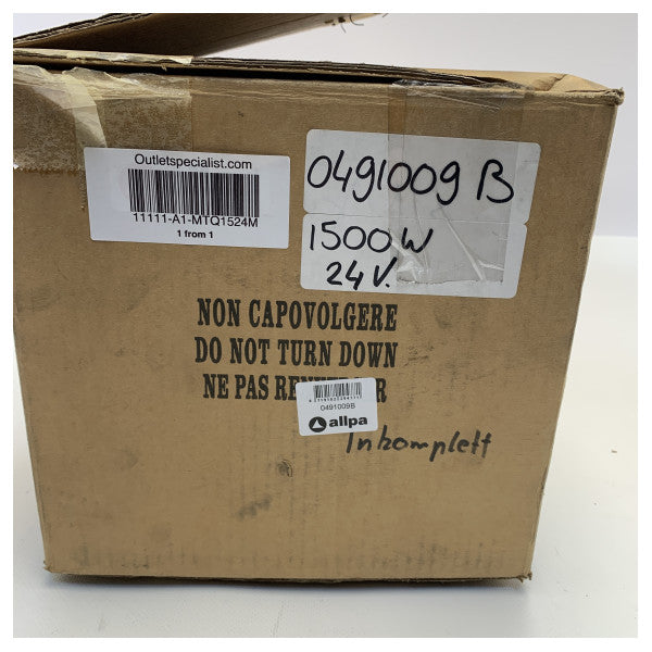 Lofransin vinssi sähkömoottori 24V | 1500W - MTQ1524M - MTQ1524M