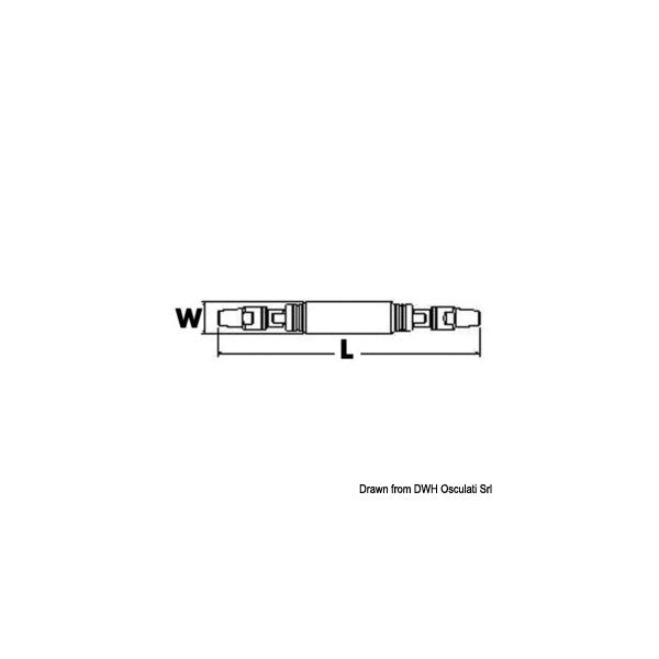 Merenkulun 8mm korkealaatuinen eriste sähköliitäntöihin - Kestävä UV- ja suolaveden kesto
