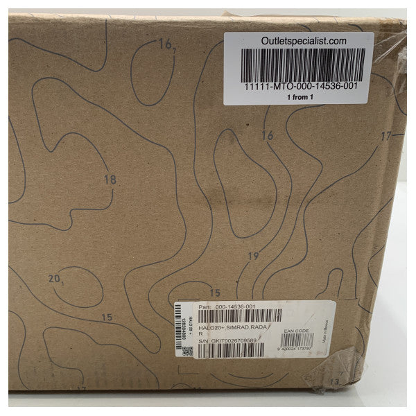 シムラドヘイロー20+ 20インチデジタルレーダー36nm - 000-14536-001