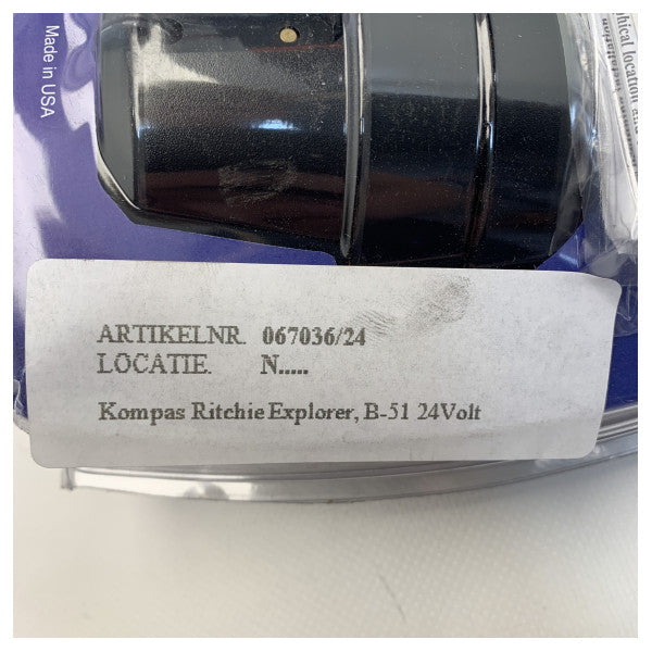 Ritchie B-51-24 Explorer flydende kompas sort