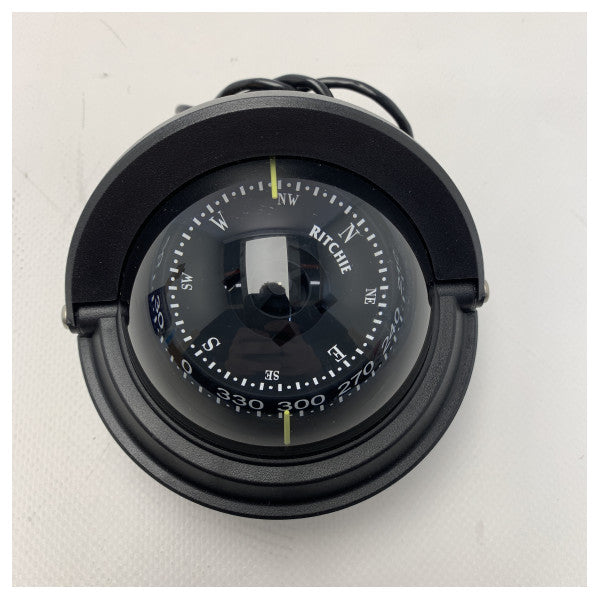 Ritchie S-87 nestekompassi musta valaistuksella 12/24V