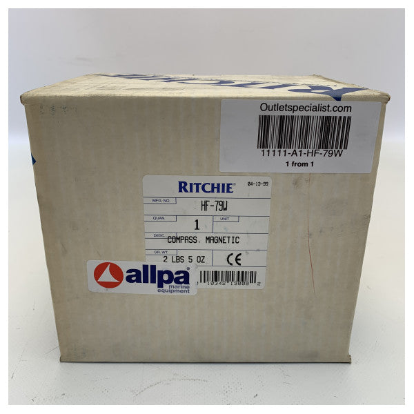 Ritchie HF-79W Flush Mount White White con luz 12/24V