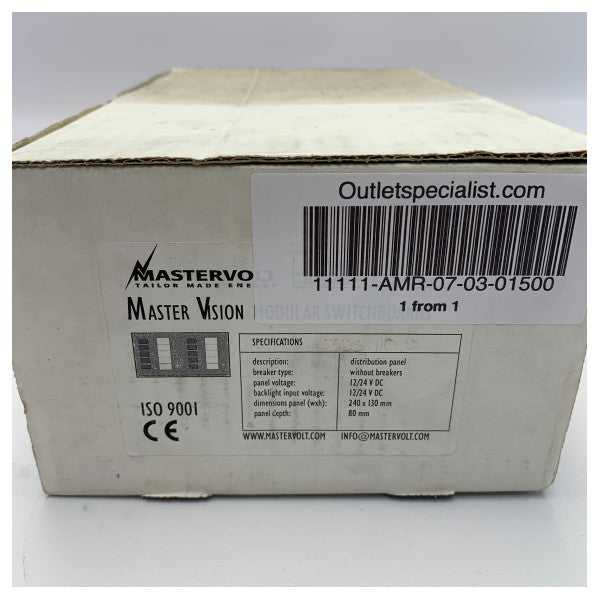 Mastervolt master vision αρθρωτός πίνακας 10 λειτουργιών - 07-03-01500