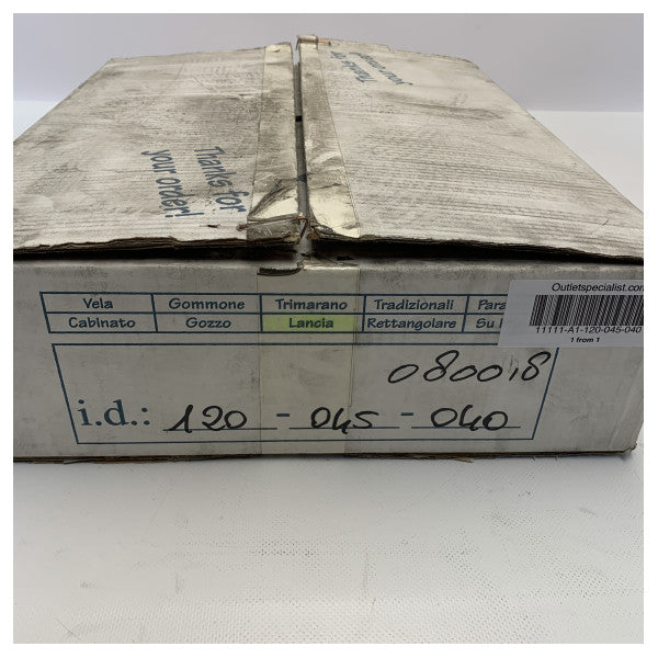 Tessilmare Open Boat Mooring Cover White 590 x 220-120-045-040