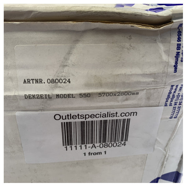 Κάλυμμα σκάφους Tessilmare Day Cruiser μπλε 5.5m - 120-030-025