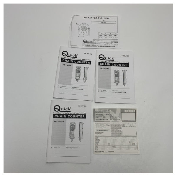 Quick CHC1102M langallinen kauko-ohjaus vinssi - ketjumittari