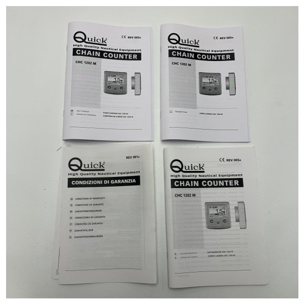 Quick CHC1202M windlass control with chain counter 12/24V