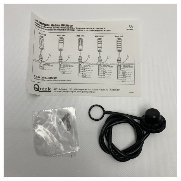 Quick 1002 langallinen kauko-ohjattava vinssiohjain ylös-alaspäin