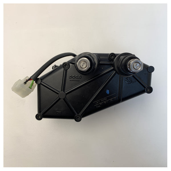 Doga 111 MAR 24V ワイパーモーターブラック 50度 - 111.9601.3B.16