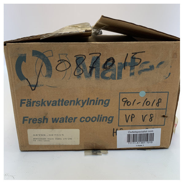 ボルボ・ペンタ175-290 V8熱交換器用マーテック・インストール・キット - 901-1018