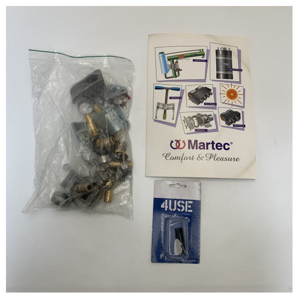 Martec värmeväxlare för havsvatten till Bukh DV20-motorer - 901-1212