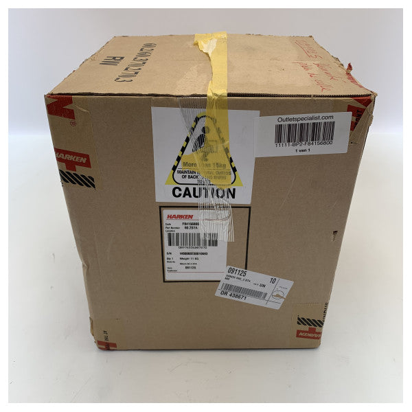 Harken 60.2STA 2-trins selvhalende manuelt aluminiumsspil sort