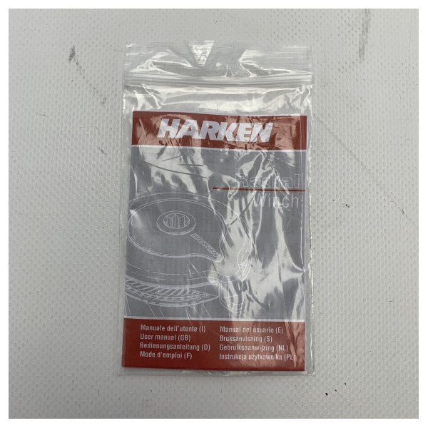 Harken 60.2STA 2-trins selvhalende manuelt aluminiumsspil sort