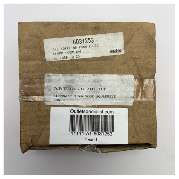 Hub Aquadrive 25 mm de sujeción para Aquadrive 20000 - 6031253