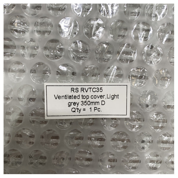 Сталева вентильована верхня кришка RS PRO для 19-дюймового шасі - надійний морський та промисловий захист