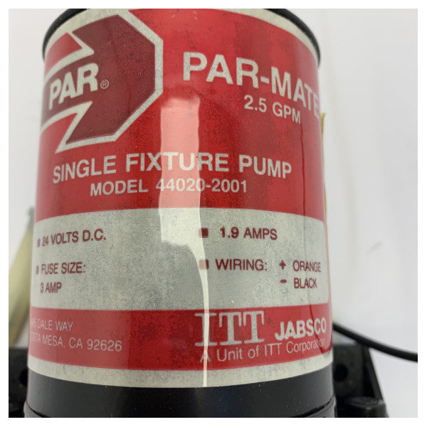 Jabsco Par-Mate 44020-2911 Fresh Water Pump - 24V - 9L/m