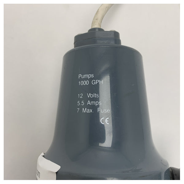 Vetus 1000GPH bilgepump 3000L/siegħa 12V - BLP121000