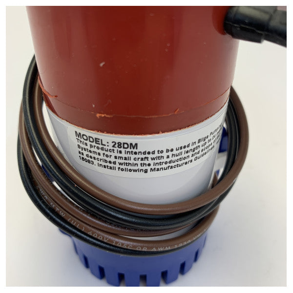 Rule 1100 GPH Submersible Bilgepump 24V - 28D
