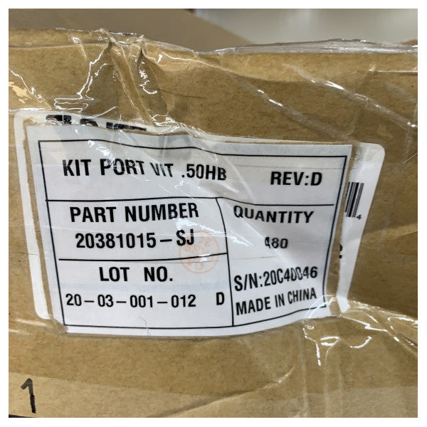 Flojet 20381-015 Hose Connection Piece Streight 1/2 Inch with Viton O-ring