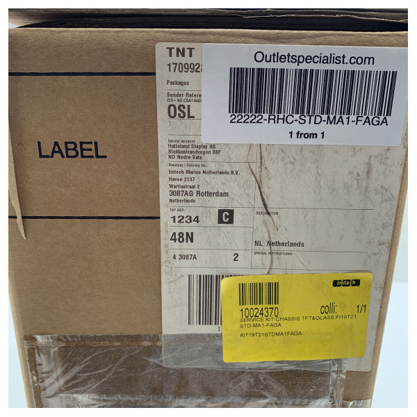 Kit de chassis para ecrã de 24 polegadas da Hatteland - STD-MA1-FAGA