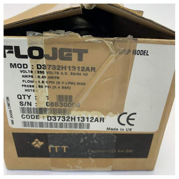 Pompa samossąca Flojet Duplex II 5.3L/m - 50 psi - 230V - D3732H1312AR