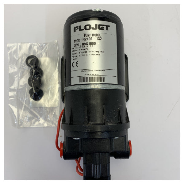 Flojet Diaphragm Fresh Water Pump 12V 8.3L/m 60 PSI - R2100132A