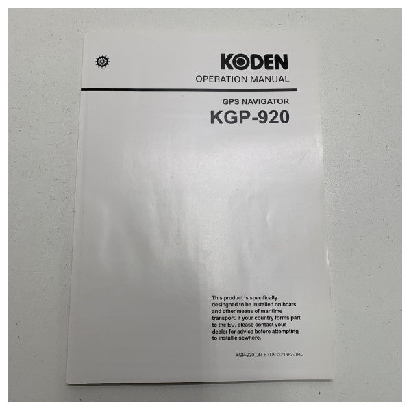 Sistema di navigazione Koden DGPS GPS Navigator - KGP-920