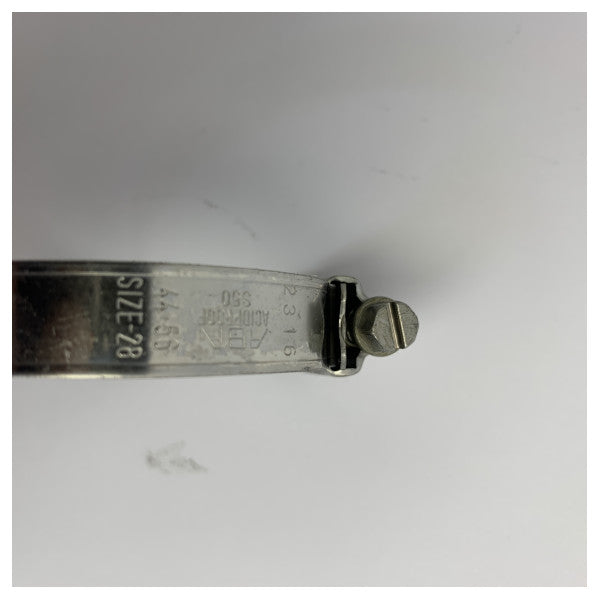 ABA Hortum Kelepçesi Paslanmaz Çelik - D44-56 mm - ABA1256W5
