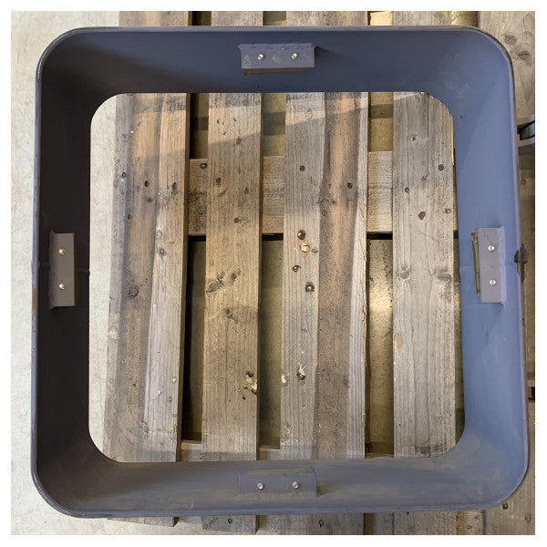 Hochbelastbare 600 x 600 mm große Stahlabdeckung für Schiffsluken mit wetterfester Dichtung und einfachem Handrad-Mechanismus