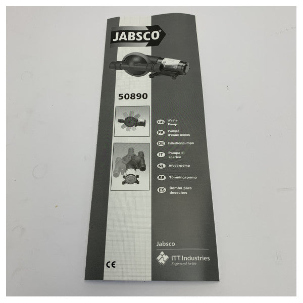 Jabsco 50890 Black Water Waste Pump 12V