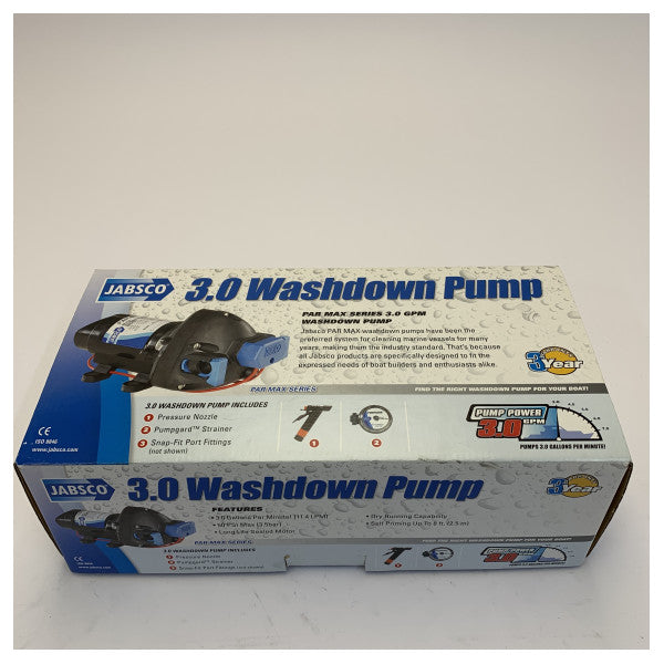 Jabsco PAR-Max 3.0 GPM Washdown Pump 24V 32305-0394