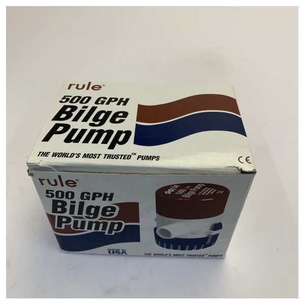 Rule 500 GPH pumpa za ispuštanje vode 24V - Model 26D - Pomorska pumpa za ispuštanje vode