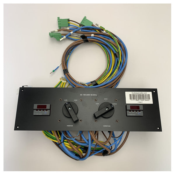 كراوس مولد مزدوج بقوة 100 أمبير | طقم مولد كهرباء شاطئي ومفتاح عاكس